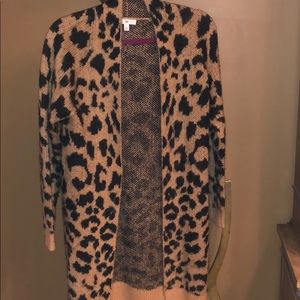 BP leopard cardigan